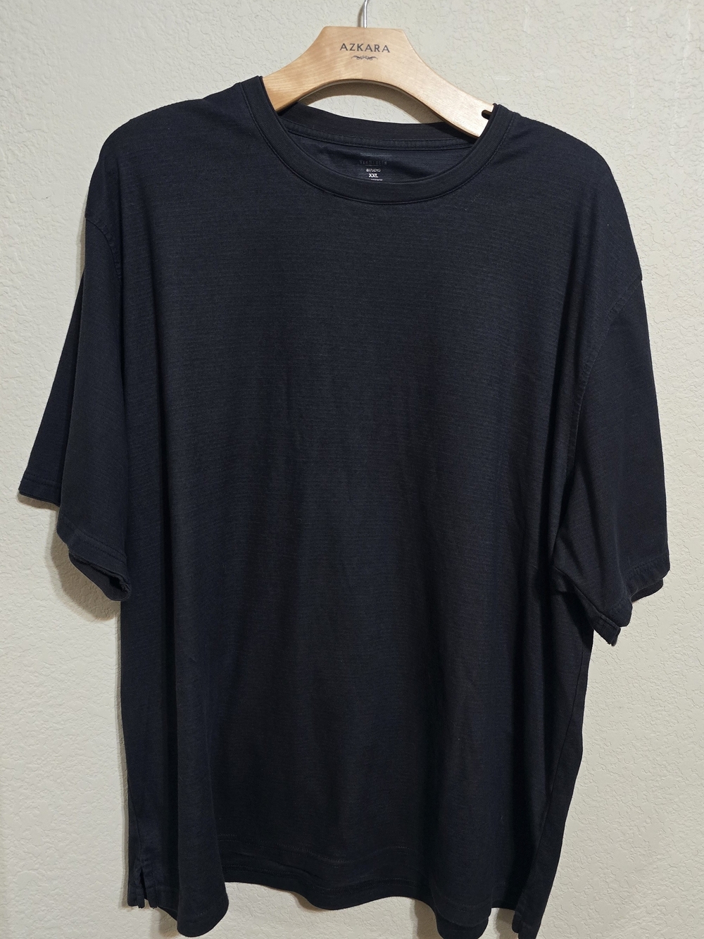 Van Heusen Black Short Sleeve Crew Neck Tee
